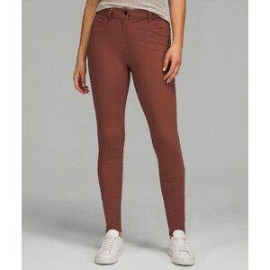 Lululemon City Sleek High-Rise Slim Fit Pants Ancient Copper Size 33